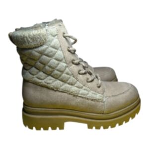 Rocket Dog Desmond Women's Combat Boots Size 10 Khaki Tan